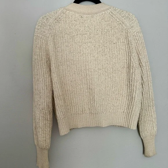 J. CREW Cropped Patch Pocket Beach Cardigan Sweater - Picture 9 of 14